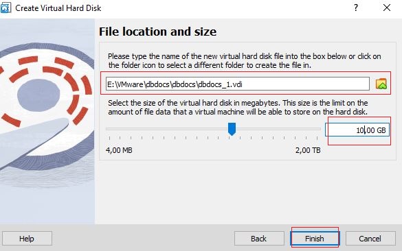Adding a new disk to VM - Disk Size and Location