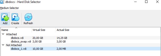 Adding a new disk to VM