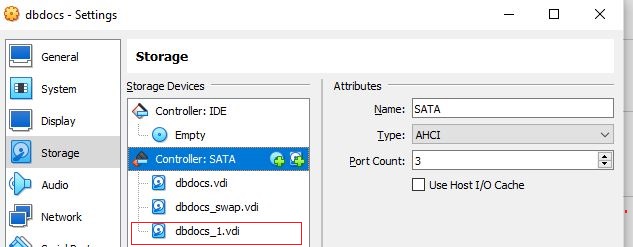 Adding a new disk to VM