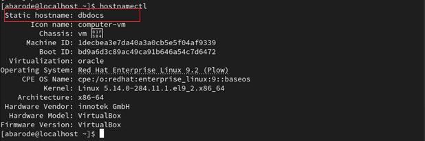 Verify New Hostname