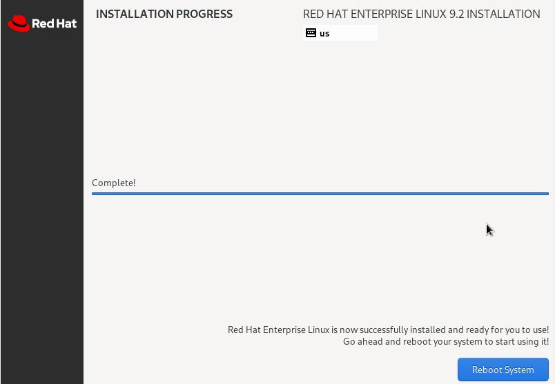 Intalling Linux on VM - Reboot System