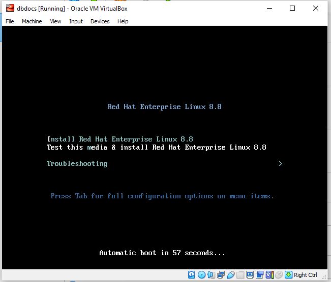 Linux Installation Prompt